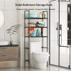 Over the toilet floor standing bathroom storage rack 6