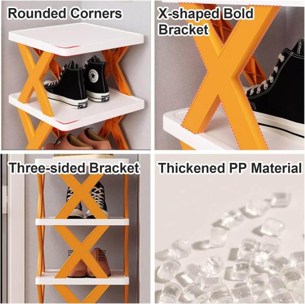 6-Tier-Shoe-Stackable-Storage-Rack-Organizer-3 6 Tier Shoe Stackable Storage Rack Organizer 3