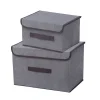 Two non-woven storage boxes 6