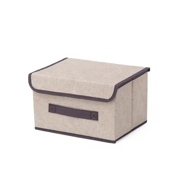 Two non-woven storage boxes 1