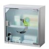 Stainless-Steel-Medicine-Cabinet-with-Lock-and-Magnetic-Door Stainless-Steel-Medicine Cabinet with Lock and Magnetic Door