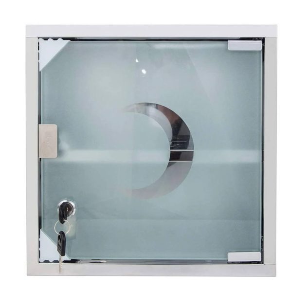 Stainless-Steel-Medicine-Cabinet-with-Lock-and-Magnetic-Door-2 Stainless-Steel-Medicine Cabinet with Lock and Magnetic Door 2