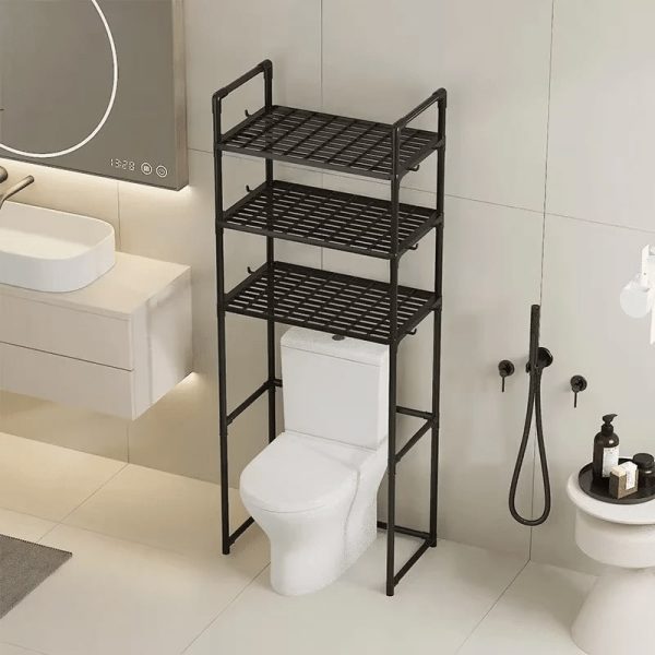 Over the toilet floor standing bathroom storage rack 3