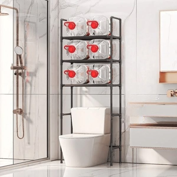 Over the toilet floor standing bathroom storage rack 2