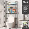 Over the toilet floor standing bathroom storage rack