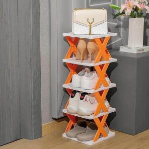 4-Tier-Shoe-Stackable-Storage-Rack-Organizer 4 Tier Shoe Stackable Storage Rack Organizer