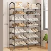 Double-Row-Shoe-Rack-2 Double Row Shoe Rack 2