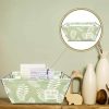 Canvas-Storage-Basket-Metal-Holder-Desk-Table-Organizer Canvas Storage Basket Metal Holder Desk Table Organizer