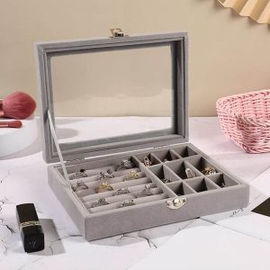 Multiple-Compartments-Jewelry-Storage-Box Multiple Compartments Jewelry Storage Box