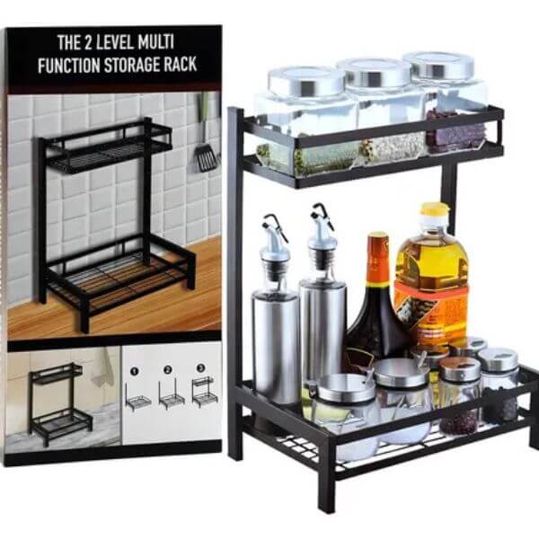2 Level Multi Function Storage Rack 3
